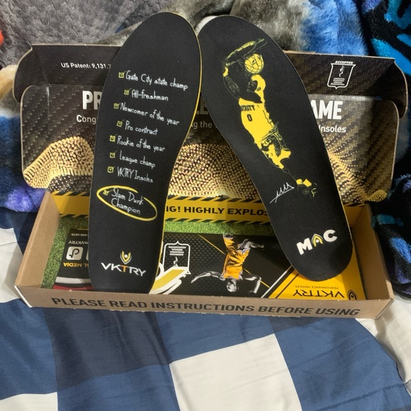 Vktry Insole Mac McClung Gold VKs   Pro Level 3 - 9-9.5 / Y / Male  121-150lbs - Picture 2 of 10